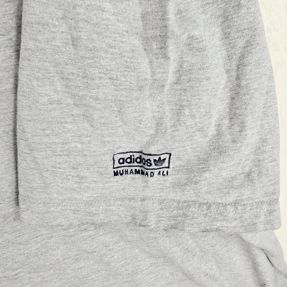 Adidas Muhammad Ali Shirt Mens 3XL Gray The Greatest Boxer Boxing Vintage Y2K - Picture 7 of 13